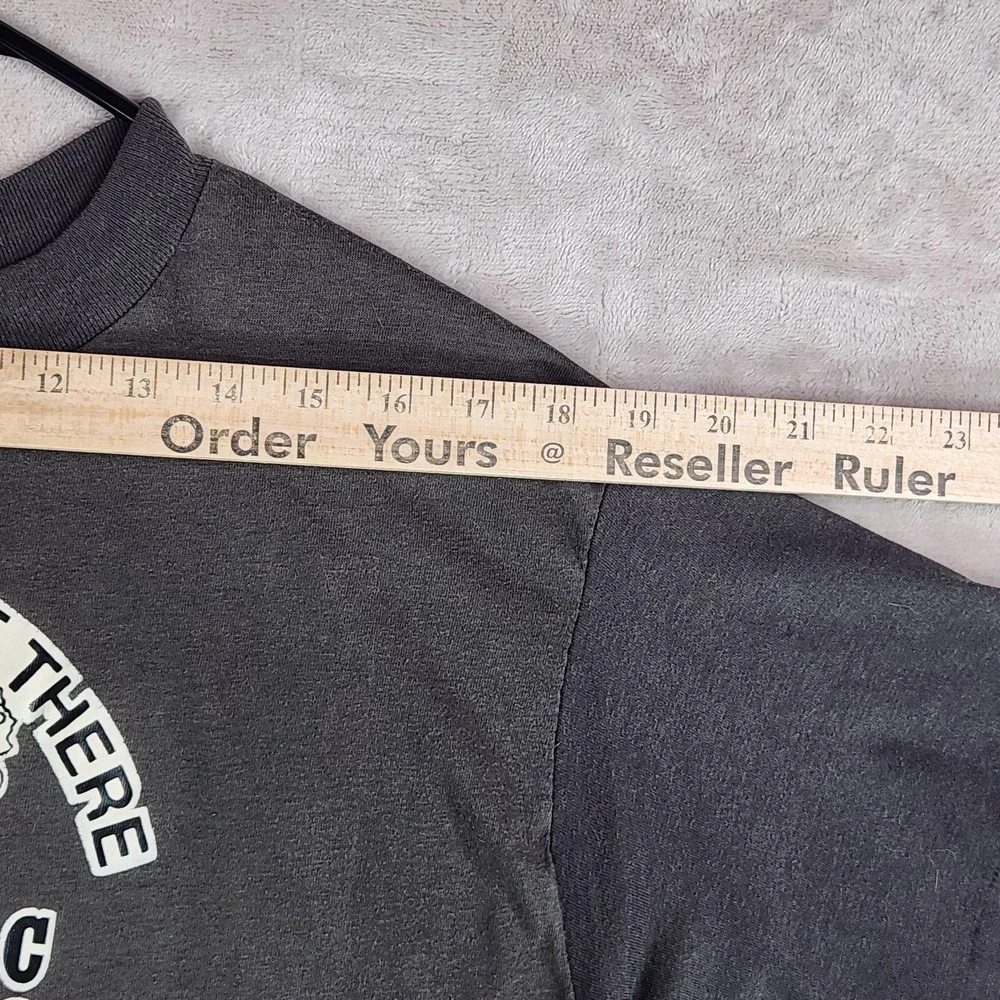 Vintage Platinum Shirt Mens XL Gray Army Infantry Skull Hardcore Graphic Tee